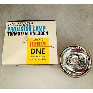 Sylvania Projector‎ Lamp Tungsten Halogen Tru-Beam DNE 150W 120V Movie Still NOS